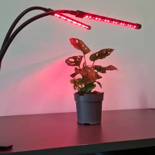 Lampe 20 LED 2 stk til plantevækst