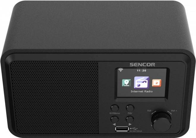 Internet radio Sencor med 4 W effekt og WiFi