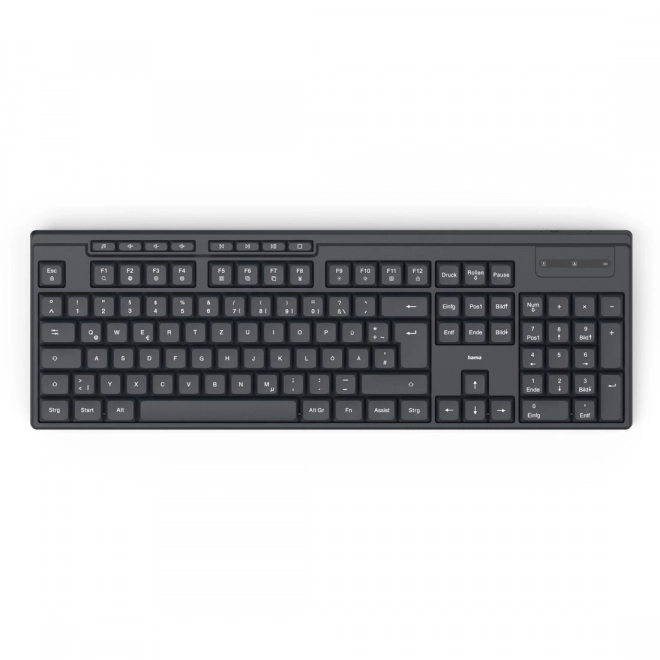 Trådløst tastatur Hama WK-200 sort