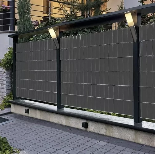 Hegnsbånd 19cmx35m 630g/m2 antracit 23703
