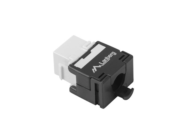 Modulær Keystone RJ45 vægudtag kat.6