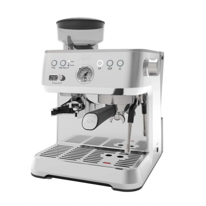 Espresso kaffemaskine Solis Grind & Infuse Perfetta sølv