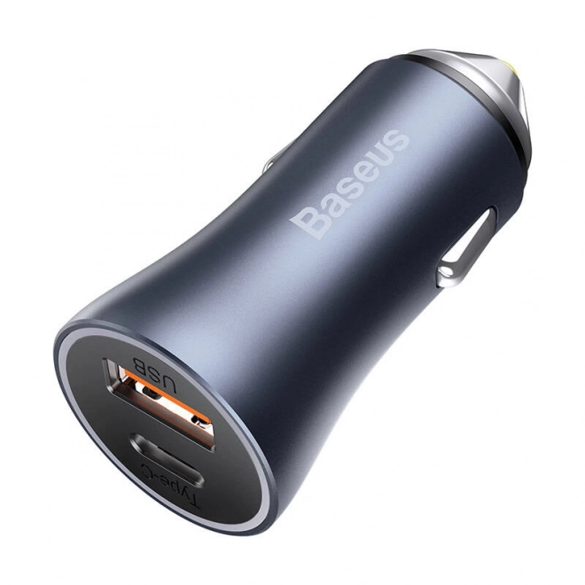 Biloplader Baseus med USB og USB-C, 40W