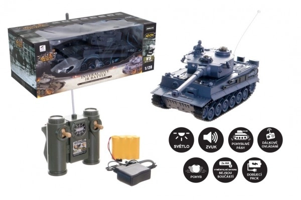 RC Tank Tiger I med lyd og lys