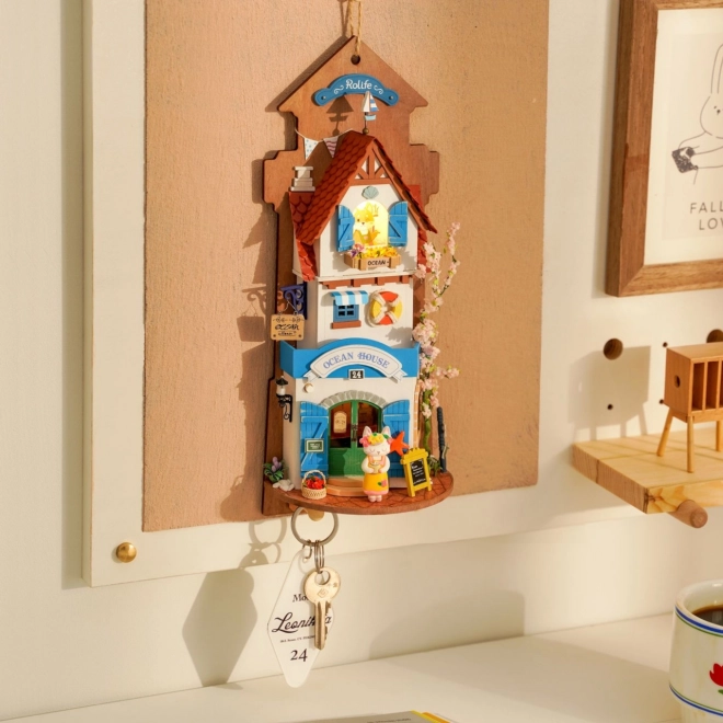 RoboTime vægmontering miniatyr hus Ø-villa