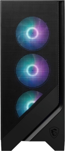 Maksimal airflow med mesh-frontpanel