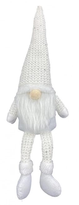Julegnom med hvide skæg 47cm