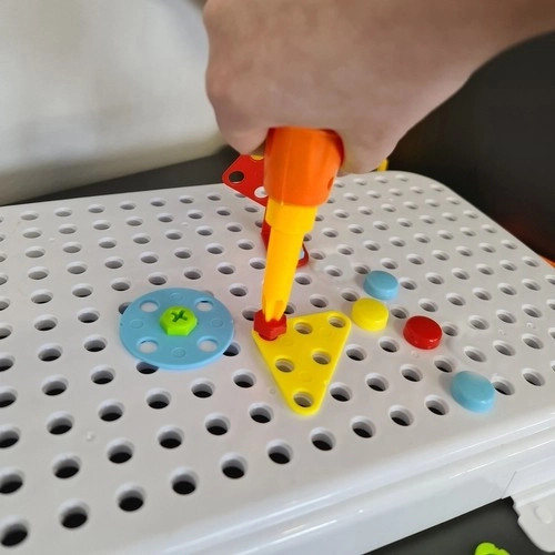 Kreativ mosaik med skruetrækker Kruzzel