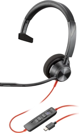 Headset Blackwire 3310 Mono USB-C/A MS-Teams