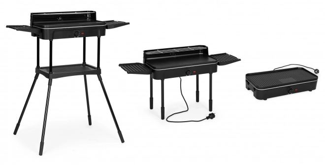 Elektrisk grill 3 i 1 MultiGarden: fritstående og bordmodel