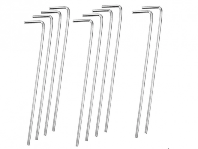 Stålteltpløkker 24 cm, 10 stykker