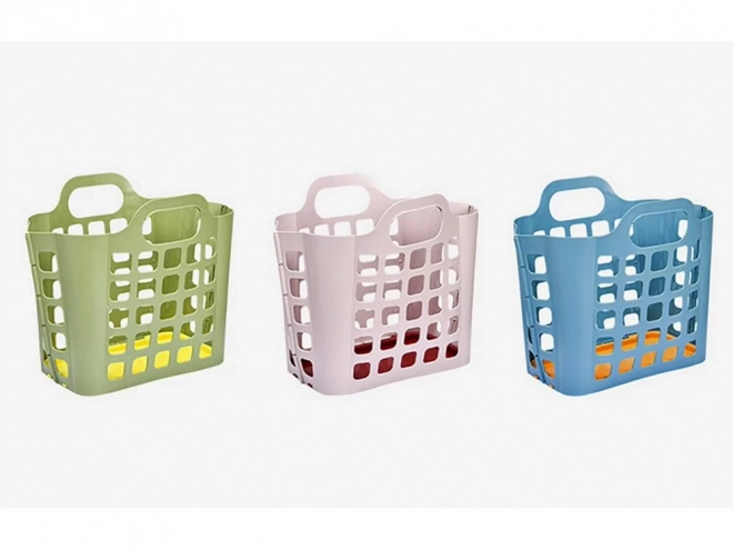 Foldbar plastvasketøjskurv