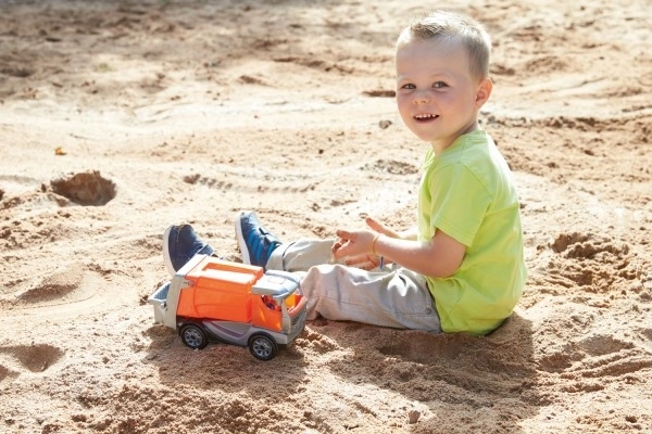Auto Truckies skraldemand plast 25cm med figur i kasse 24m+