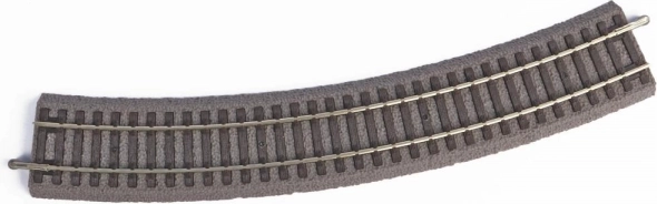 Piko buet skinne R3 med ballast