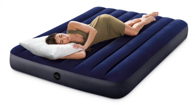 Oppustelig madras INTEX Double Velour 191x137 cm