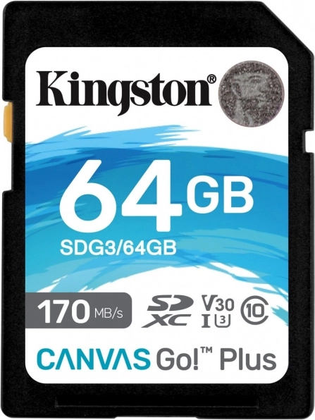 SD-hukommelseskort 64GB Canvas Go Plus 170/70MB/s CL10 U3 V30