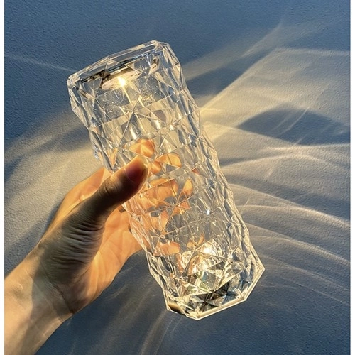 Lampe med LED-projektor - rose, Izoxis 22518