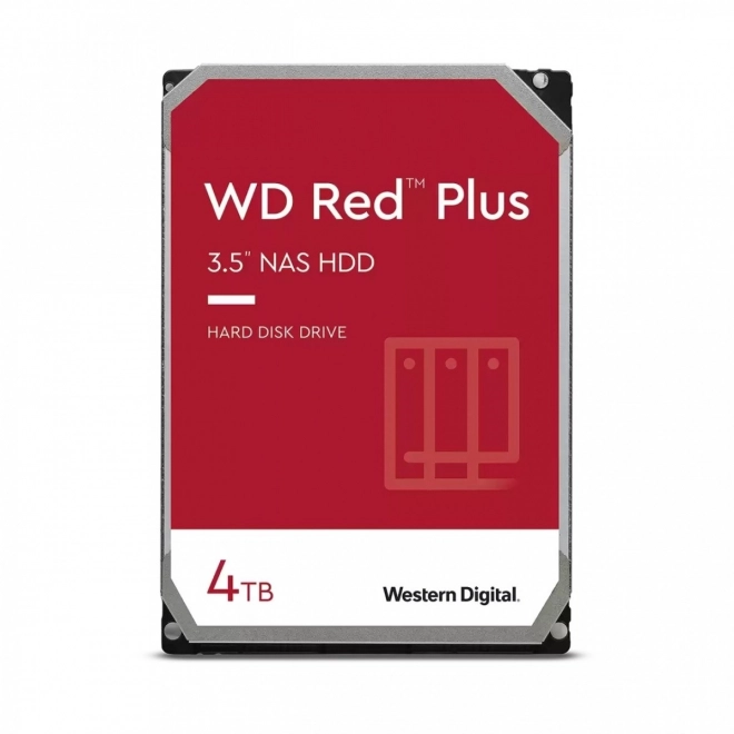WD Red Plus 4TB 3,5-tommer harddisk til NAS