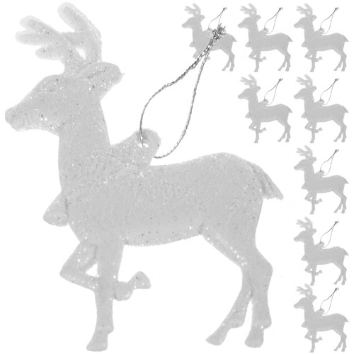 Juletræsdekorationer - rensdyr 9 stk. Ruhhy 22517