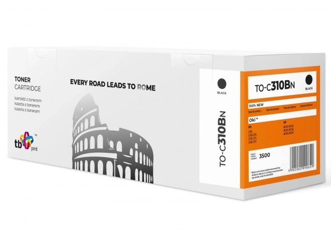 sort toner Oki til C310