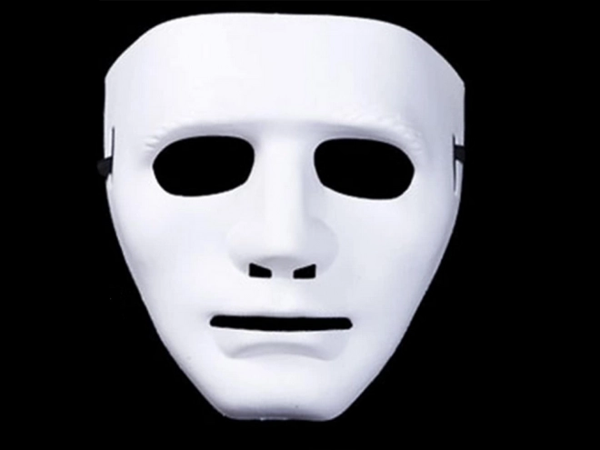 Hvid Halloween maske Myers