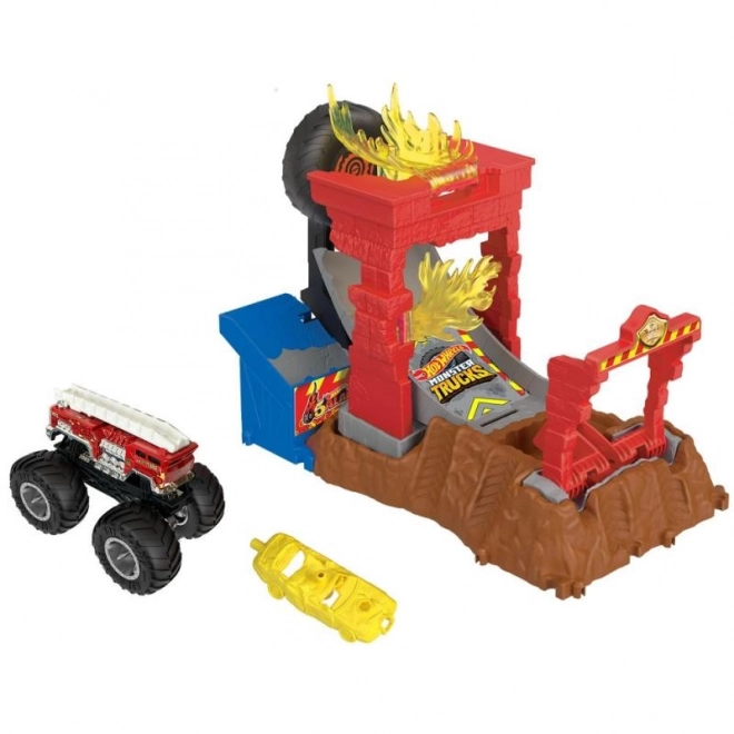 Hot Wheels Monster trucks arena - racerløb udfordring legesæt HNB87 – HW Tiger Shark