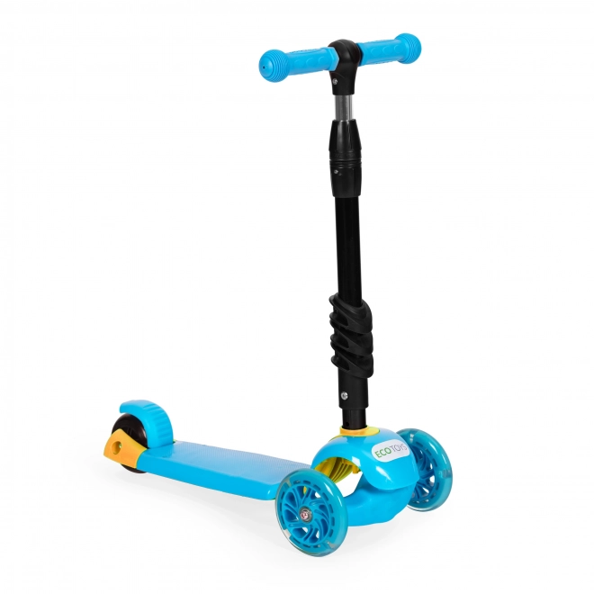 Børneløbehjul 3i1 med LED-hjul - blå ECO Toys