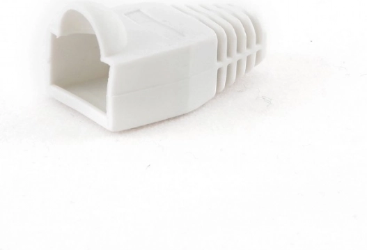 Beskyttelseshætte til RJ45-stik, 100 stk., hvid