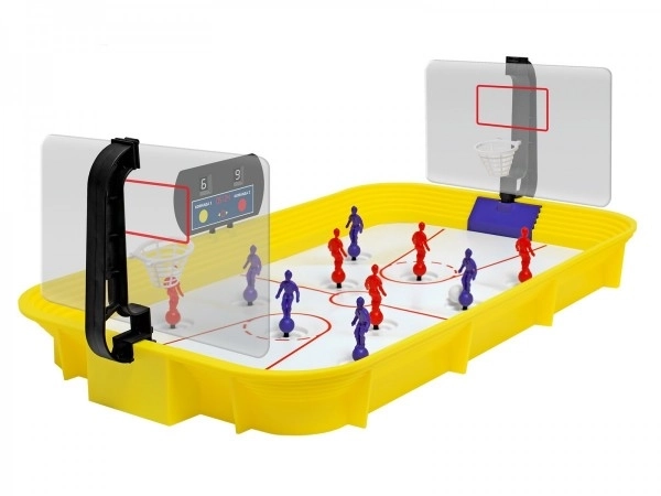Basketball/basketbalspil, plast i kasse 53x31x9cm