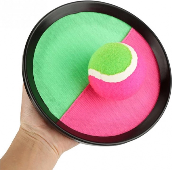 Udendørsspil - Fang kugle med velcro