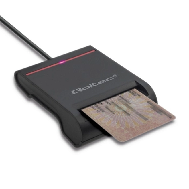 Qoltec chipkort ID-læser