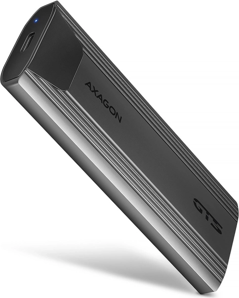 Udvendigt skrueløst, vedligeholdelsesfrit aluminiums kabinet USB-C 3.2 Gen 2 til SSD M.2 NVMe & SATA