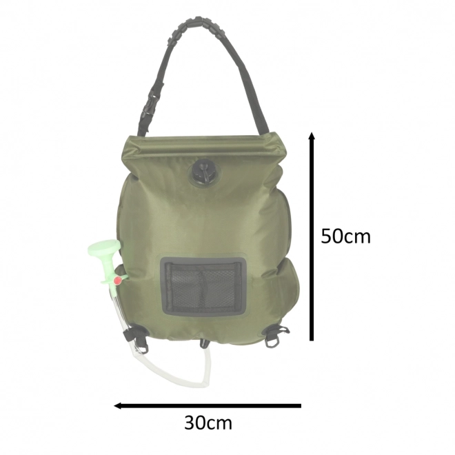Solbruser til camping 20L med termometer
