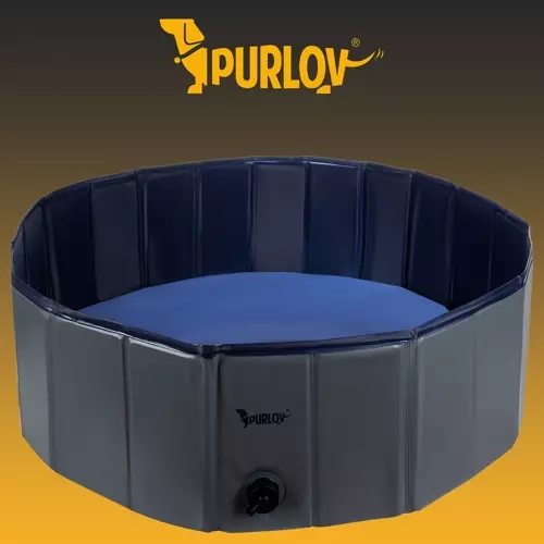 Sammenklappelig hundepool/kennelo 100x30 Purlov 20929