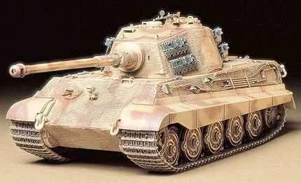 plastikmodel af King Tiger tank til samling