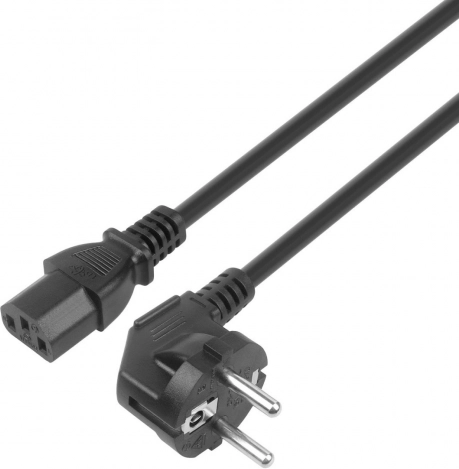 Strømkabel 1,8 m IEC C13 med VDE-certificering