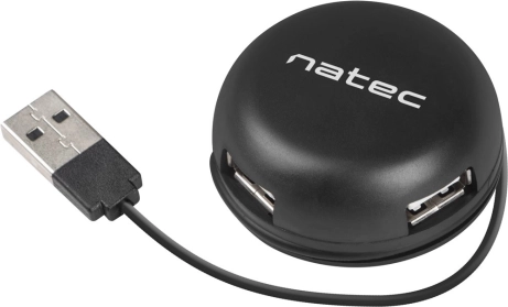USB-hub Natec Bumblebee 4 porte sort