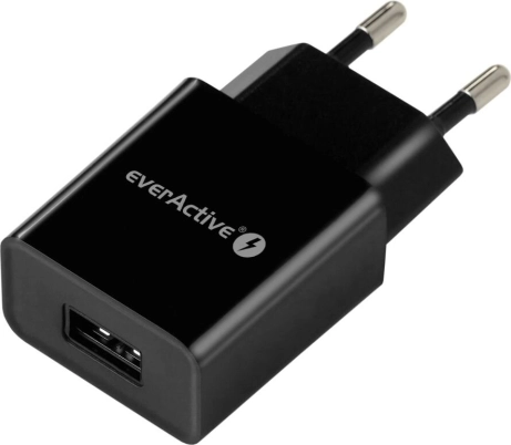 netværksoplader 1× USB 12 W 2,4 A everActive
