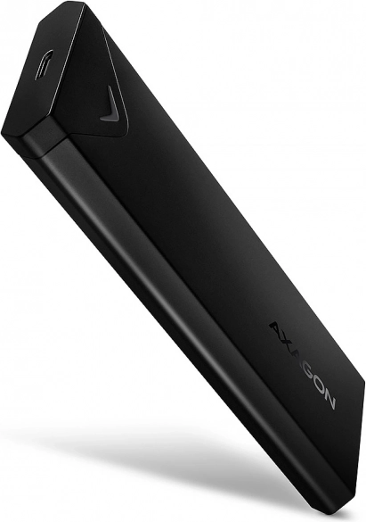 Ekstern diskboks AXAGON til SSD M.2 NVMe, USB-C 3.2 Gen 2, sort