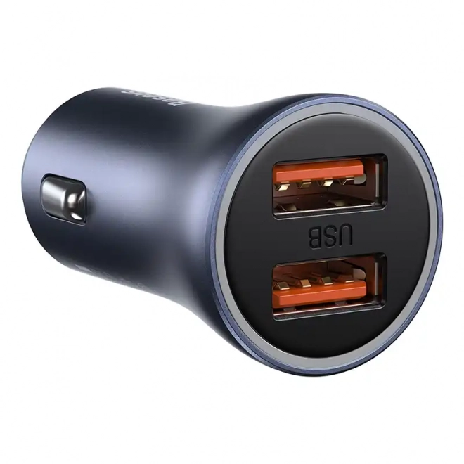 Baseus biloplader 40W med to USB-porte