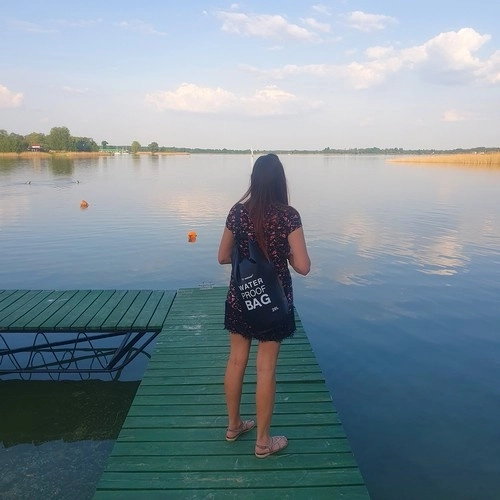 Vandtæt taske 20L sort 23566