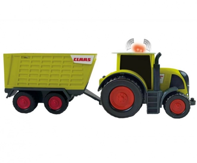 Traktor Claas med trailer