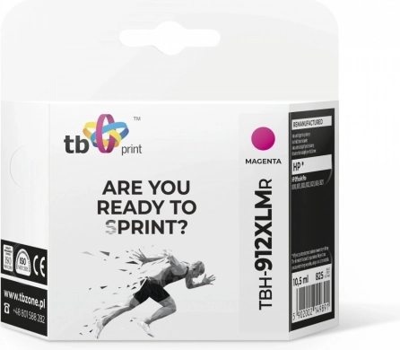 Magenta blæk til HP OfficeJet Pro 8025, kompatibel erstatning 912XL