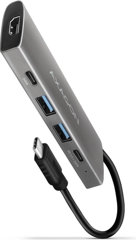 Multipoorts USB-C-hub 5-i-1 10 Gb/s med HDMI 4K og Power Delivery