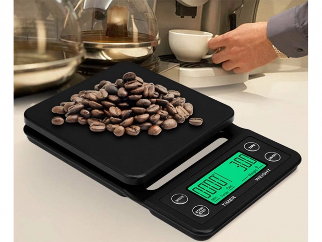 Elektronisk køkkenvægt til kaffe