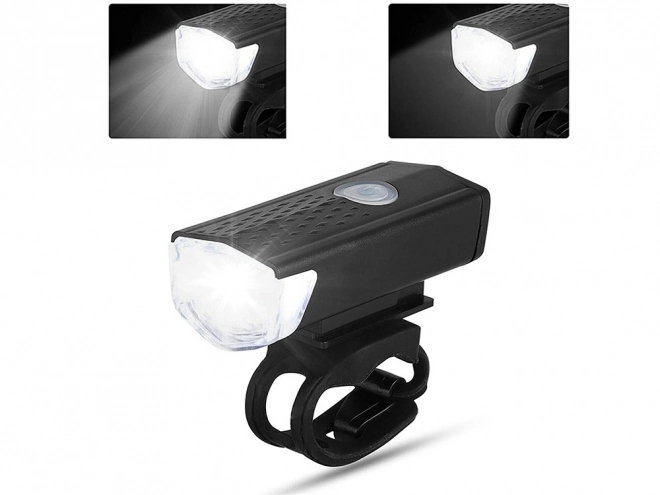 LED sæt for- og baglygte til cykel USB