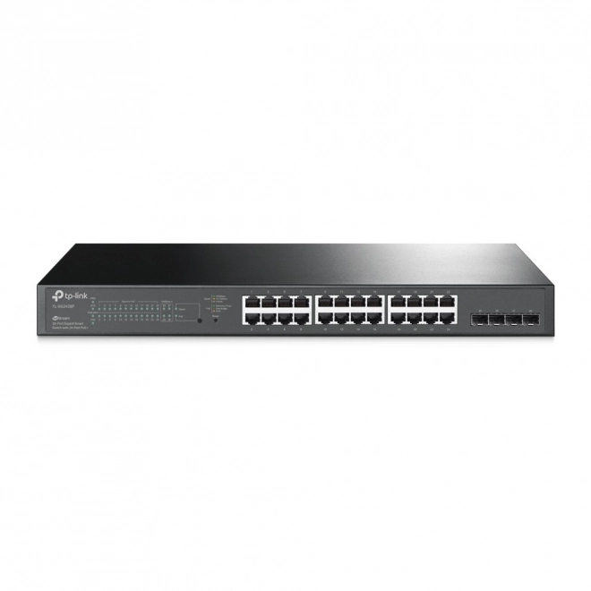 TP-Link JetStream 28-port gigabit PoE+ switch med 4 SFP