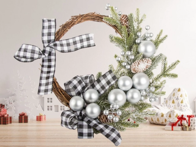 Juledekorationkrans til dør og væg