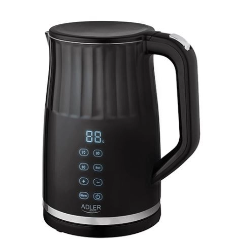 Kedel med LED 1,7l og temperaturstyring