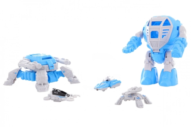 Rumsæt med robot og køretøjer